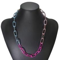Colar Feminino Choker Corrente Moda Blogueira Várias Cores - colar 0026