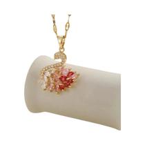Colar Feminino Com Pingente De Cisne Em Cobre Com Zircônia, Presente Romântico E Delicado Colar Feminino Com Pingente De Cisne Em Cobre Com Zircônia, Presente Romântico E Delicado