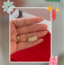 colar feminino com placa com nome love colar feminino com placa com nome love