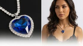 Colar Feminino Coração do Oceano Titanic Cristal Strass Banhado Acessórios Femininos Corrente Luxo Colar Feminino Coração do Oceano Titanic Cristal Strass Banhado Acessórios Femininos Corrente Luxo