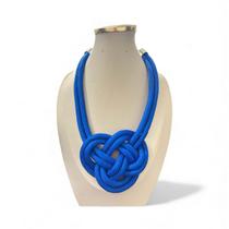 Colar Feminino Corda Fio Encerado Elegante Feminino Moderno Longo Colar Feminino Corda Fio Encerado Elegante Feminino Moderno Longo