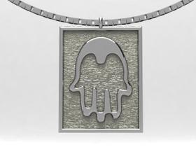 Colar Feminino De Prata Duplo Estrela De Davi E Hamsa Colar Feminino De Prata Duplo Estrela De Davi E Hamsa