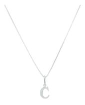 Colar Feminino Em Prata 925 Com Letra C Inicial Nome Colar Feminino Em Prata 925 Com Letra C Inicial Nome