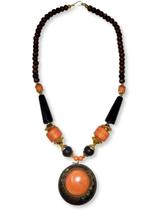 Colar Feminino Indiano Com Pingente Moda Boho