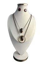 Colar feminino kit com brinco sofisticado elegante presente