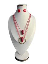 Colar feminino kit com brinco sofisticado elegante presente
