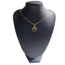 Colar Feminino Mãe de Pet Pingente Raças Corrente Semi-Jóia