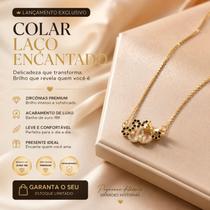 Colar Feminino Mickey Minnie Banhado á Ouro Corrente Carf Colar Feminino Mickey Minnie Banhado á Ouro Corrente Carf