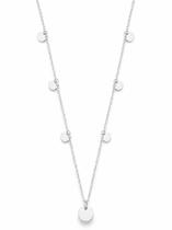 Colar Feminino moedinhas longuinho 45 CM banhado em P - 925 Colar Feminino moedinhas longuinho 45 CM banhado em P - 925