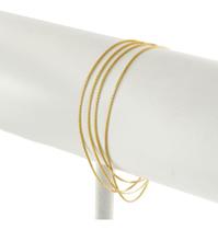 Colar Feminino Ouro 18k Corrente Veneziana 0.7 60 Cm Cordão Colar Feminino Ouro 18k Corrente Veneziana 0.7 60 Cm Cordão