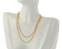 Colar Feminino Ouro 18k Corrente Veneziana 1.0 70 Cm Cordão Colar Feminino Ouro 18k Corrente Veneziana 1.0 70 Cm Cordão