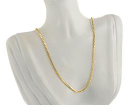 Colar Feminino Ouro 18k Corrente Veneziana 1.2 50 Cm Cordão Amarelo Colar Feminino Ouro 18k Corrente Veneziana 1.2 50 Cm Cordão Amarelo