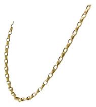 Colar Feminino Ouro 18k Elos Portugueses Alongados 3.5 40 Cm