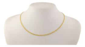 Colar Feminino Ouro 18k Grumet Diamantada 3.6 45 Cm Maciça Colar Feminino Ouro 18k Grumet Diamantada 3.6 45 Cm Maciça