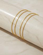 Colar Feminino Ouro 18k Veneziana 0.8 70 Cm Joie Joias Amarelo