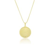 Colar Feminino Pai Nosso Gargantilha Religiosa Banho de Ouro