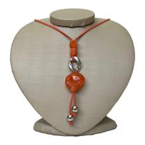 Colar Feminino Pingente Bijuteria Em Resina Para Festa Presente Estiloso Atacado