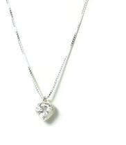 Colar Feminino Ponto De Luz Coração Prata Pura 925 Colar Feminino Ponto De Luz Coração Prata Pura 925
