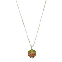 Colar Feminino Prata Gargantilha Veneziana 40cm Cubico Colar Feminino Prata Gargantilha Veneziana 40cm Cubico