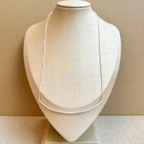 Colar Feminino Prateado com Arco Delicado Melissa Colar Feminino Prateado com Arco Delicado Melissa