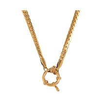 Colar Feminino Premium De Aço Inoxidável Com Corrente De Lâminas E Clipe De Papel Com Fecho De Mola Colar Feminino Premium De Aço Inoxidável Com Corrente De Lâminas E Clipe De Papel Com Fecho De Mola