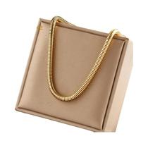 Colar Feminino Punk Geométrico Com Contas De Pérola, Gargantilha Grossa De Aço Inoxidável 316l, Joia Colar Feminino Punk Geométrico Com Contas De Pérola, Gargantilha Grossa De Aço Inoxidável 316l, Joia