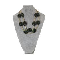 Colar feminino resina pedras tendencia maxi luxo atemporal Colar feminino resina pedras tendencia maxi luxo atemporal