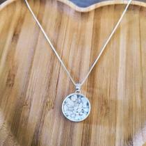 Colar Feminino Sal Grosso Proteção A Prata 925 C/ Garantia