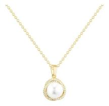 Colar Feminino Sunny Pingente Pérola Banhado A Ouro Gold 18k Colar Feminino Sunny Pingente Pérola Banhado A Ouro Gold 18k
