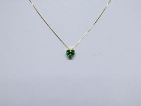 Colar Feminino Veneziana 50cm + Pingente Coração Em Ouro 18k Colar Feminino Veneziana 50cm + Pingente Coração Em Ouro 18k