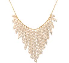 Colar Festa Pérola Mulher Vaidosa Folheado Ouro 18k Colar Festa Pérola Mulher Vaidosa Folheado Ouro 18k