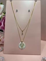 colar filha folheado ouro a ouro 18k