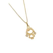 Colar Filha Menina Semi Joia Banhado Ouro 18k Colar Filha Menina Semi Joia Banhado Ouro 18k