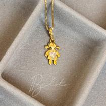 Colar Filha Zirconia - Dourado Colar Filha Zirconia - Dourado