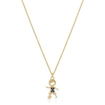 Colar Filho Menino bola de Futebol Pedras Zirconias Banhado Ouro 18k Colar Filho Menino bola de Futebol Pedras Zirconias Banhado Ouro 18k