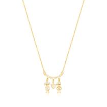 Colar Filhos Amados Banhado a Ouro 18k Colar Filhos Amados Banhado a Ouro 18k