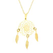 Colar Filtro dos Sonhos 20mm com Pena - Sunshine Cristais Colar Filtro dos Sonhos 20mm com Pena - Sunshine Cristais