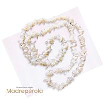 Colar Fio Cascalho Pedra Madrepérola - Família