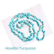 Colar Fio Cascalho Pedra Natural Howlita Turquesa - Tranquilidade Colar Fio Cascalho Pedra Natural Howlita Turquesa - Tranquilidade