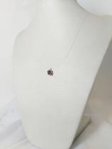 Colar Fio de Nylon Ponto de Luz Zirconia Prata 925 Colar Fio de Nylon Ponto de Luz Zirconia Prata 925