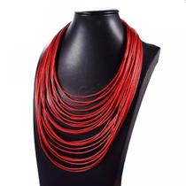 Colar Fios Vermelho Colar Fios Vermelho