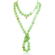 Colar Firstmeet Flat Round Coin Shell Beads para mulheres Colar Firstmeet Flat Round Coin Shell Beads para mulheres