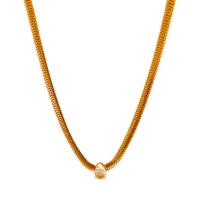 COLAR FITA DETALHE GOTA 45 cm BANHADO A OURO