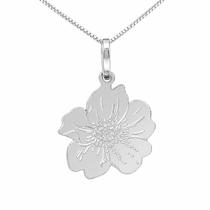 Colar Flor Coleção Natureza Prata 925 Colar Flor Coleção Natureza Prata 925