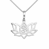 Colar Flor de Lótus Coleção Espiritualidade Prata 925 Colar Flor de Lótus Coleção Espiritualidade Prata 925