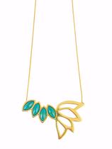 Colar Flourish Howalita Verde