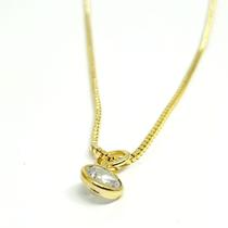 Colar Folheado A Ouro 18k Ponto De Luz -Jóia Muito Procurada Colar Folheado A Ouro 18k Ponto De Luz -Jóia Muito Procurada