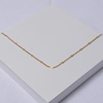 Colar Folheado a Ouro Feminino com Corações