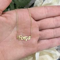 Colar Força Folheado a Ouro 18K