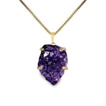 Colar Forza Druza de Ametista Colar Forza Druza de Ametista